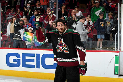 Nick Schmaltz Arizona Coyotes (Photo- Arizona Coyotes PR via Twitter)