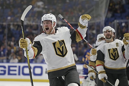 Jack Eichel, Vegas Golden Knights, Buffalo Sabres return (Photo- Vegas Golden Knights via Twitter)