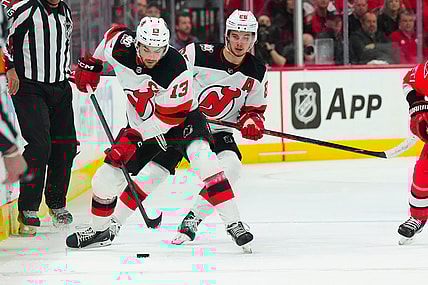 NHL: Stanley Cup Playoffs-New Jersey Devils at Carolina Hurricanes