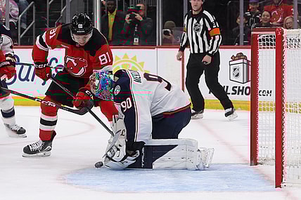 NHL: Columbus Blue Jackets at New Jersey Devils