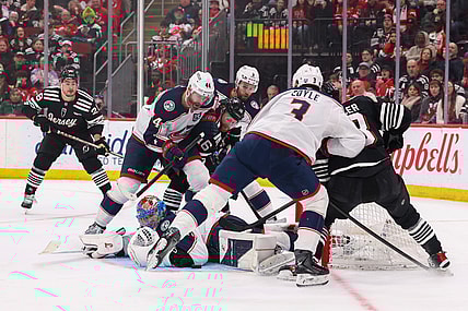 NHL: Columbus Blue Jackets at New Jersey Devils