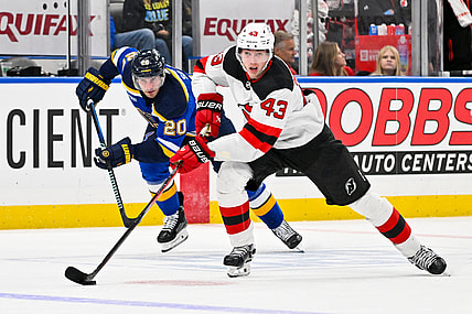NHL: New Jersey Devils at St. Louis Blues