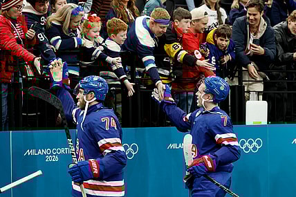 Olympics: Ice Hockey-Men Group C - USA-DEN