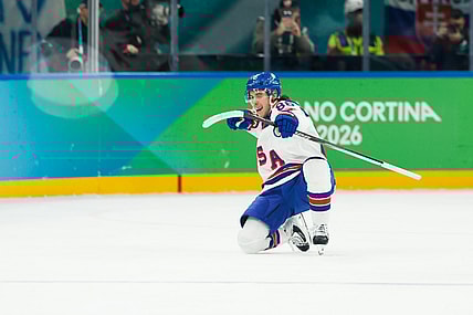 Olympics: Ice Hockey-Men Semifinal- USA-SVK