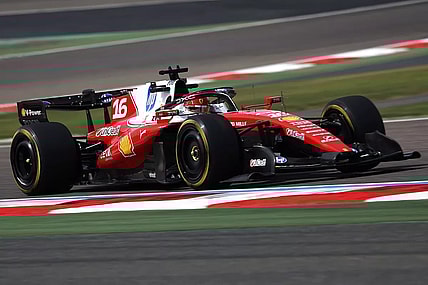 F1 testing Ferrari Charles Leclerc