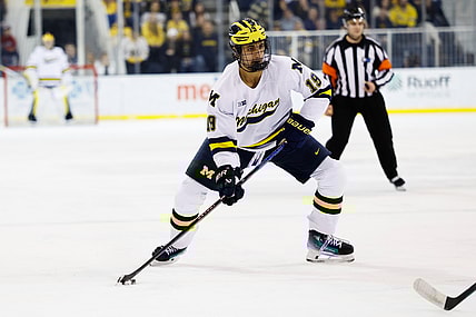 NCAA Hockey: Penn State at Michigan, montreal canadiens prospect michael hage