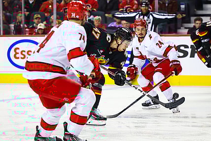 NHL: Carolina Hurricanes at Calgary Flames