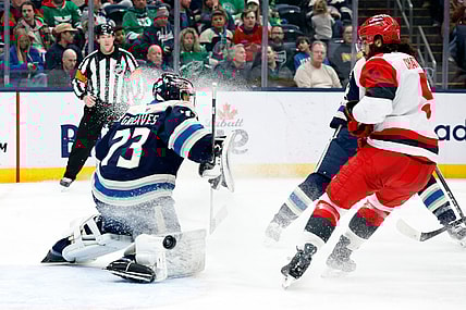 NHL: Carolina Hurricanes at Columbus Blue Jackets