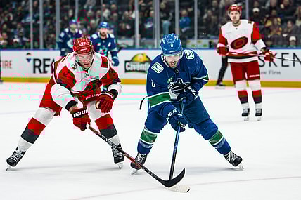 NHL: Carolina Hurricanes at Vancouver Canucks