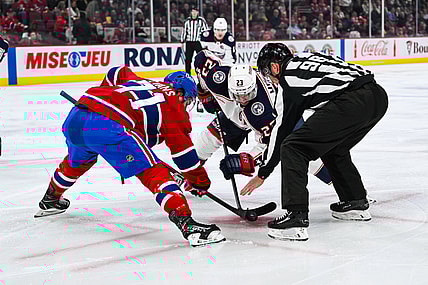 NHL: Columbus Blue Jackets at Montreal Canadiens