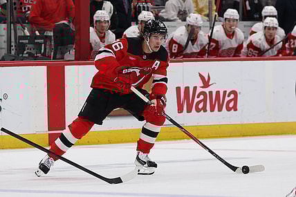 NHL: Detroit Red Wings at New Jersey Devils