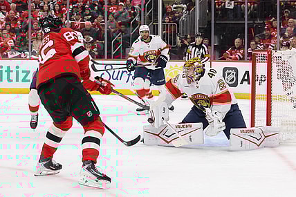 NHL: Florida Panthers at New Jersey Devils