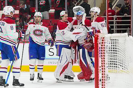 NHL: Montreal Canadiens at Carolina Hurricanes. jakub dobes