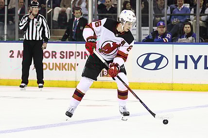 NHL: New Jersey Devils at New York Rangers