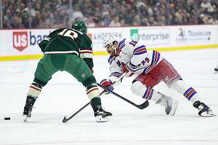 NHL: New York Rangers at Minnesota Wild