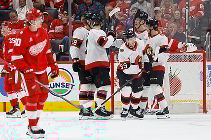 NHL: Ottawa Senators at Detroit Red Wings