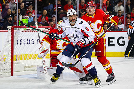 NHL: Washington Capitals at Calgary Flames