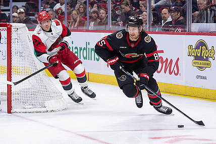 NHL: Carolina Hurricanes at Ottawa Senators