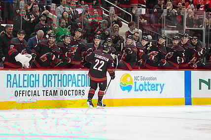 NHL: Columbus Blue Jackets at Carolina Hurricanes