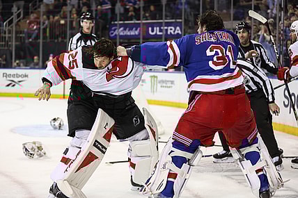 NHL: New Jersey Devils at New York Rangers