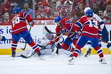 NHL: Stanley Cup Playoffs-Tampa Bay Lightning at Montreal Canadiens
