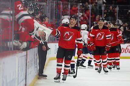 NHL: Washington Capitals at New Jersey Devils