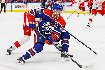 NHL: Detroit Red Wings at Edmonton Oilers