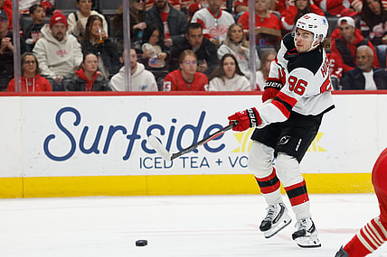 NHL: New Jersey Devils at Detroit Red Wings