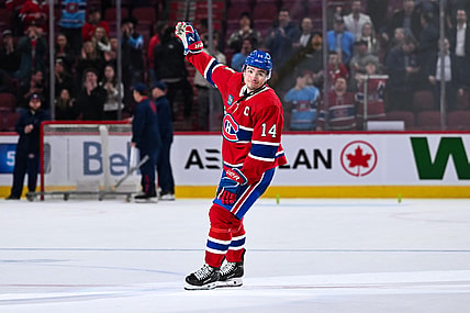 NHL: Philadelphia Flyers at Montreal Canadiens, nick suzuki