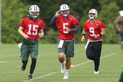 Jets quarterbacks Josh McCown Bryce Petty Christian Hackenberg New York Jets NFL training camp