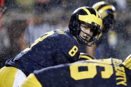 Michigan Wolverines quarterback John O'Korn