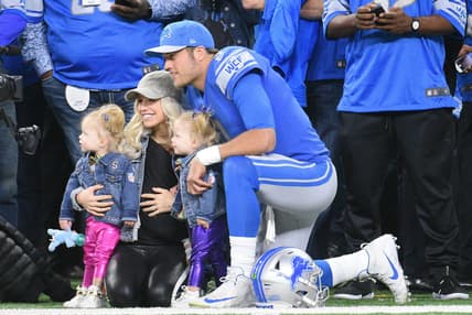 Lions Matthew Stafford Kelly Stafford