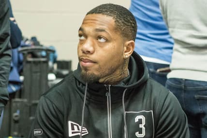 Lynn Bowden during NFL Scouting Combine