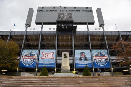 Dec 23, 2017; Birmingham, AL, USA; General view of Legion field prior to the game between the South Florida Bulls and the Texas Tech Red Raiders in the 2017 Birmingham Bowl. Mandatory Credit: Adam Hagy-USA TODAY Sports