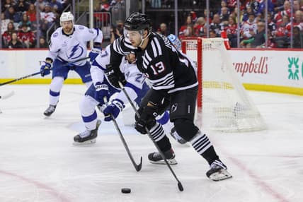 NHL: Tampa Bay Lightning at New Jersey Devils