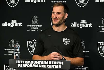 kirk cousins las vegas raiders