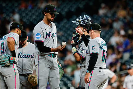 MLB: Miami Marlins at Colorado Rockies