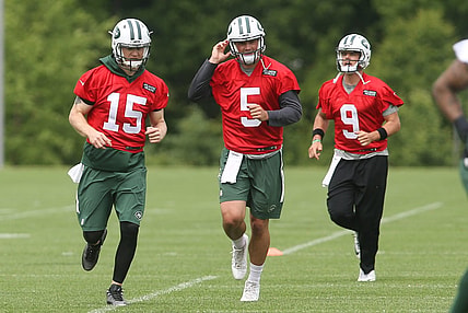Jets quarterbacks Josh McCown Bryce Petty Christian Hackenberg New York Jets NFL training camp