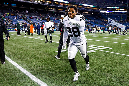Las Vegas Raiders running back Josh jacobs