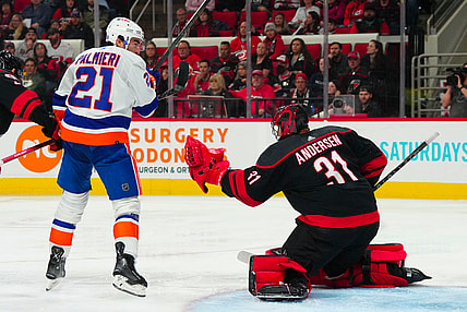 NHL: New York Islanders at Carolina Hurricanes