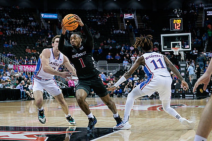 NCAA Basketball: Big 12 Conference Tournament Second Round- Kansas vs Cincinnati
