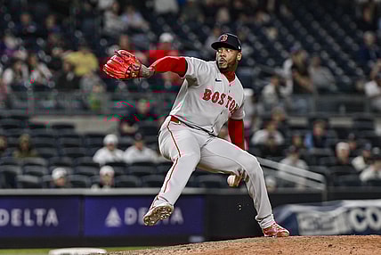 Boston Red Sox reliever Aroldis Chapman