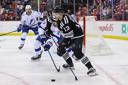 NHL: Tampa Bay Lightning at New Jersey Devils