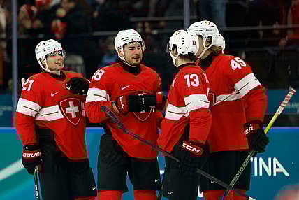 Olympics: Ice Hockey-Men Group A - SUI-FRA