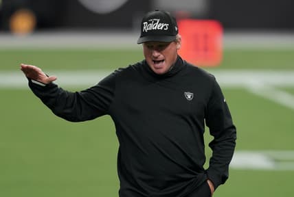 Las Vegas Raiders head coach Jon Gruden