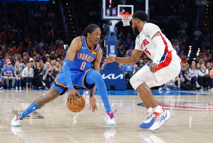 NBA: Detroit Pistons at Oklahoma City Thunder