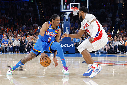 NBA: Detroit Pistons at Oklahoma City Thunder