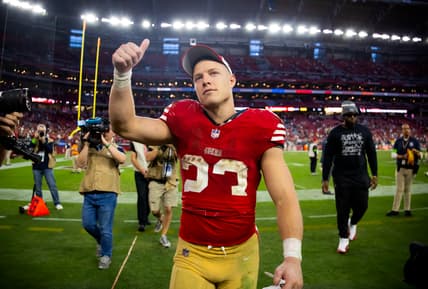 San Francisco 49ers' Christian McCaffrey
