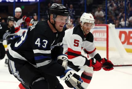 NHL: New Jersey Devils at Tampa Bay Lightning