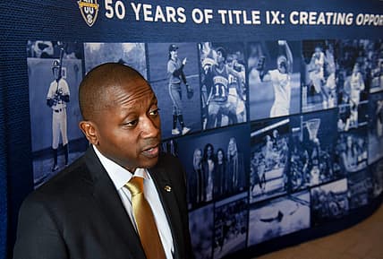 Oct 19, 2022; Mountain Brook, AL, USA; Missouri head coach Dennis Gates is interviewed during the SEC Tip Off 2022-23 Men's Basketball Media Day in Mountain Brook Wednesday, Oct. 19, 2022 at Grand Bohemian Hotel.

Basketball Sec Men S Basketball Media Day
